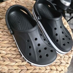 CROCS Kids Black Slip-On Water Shoes